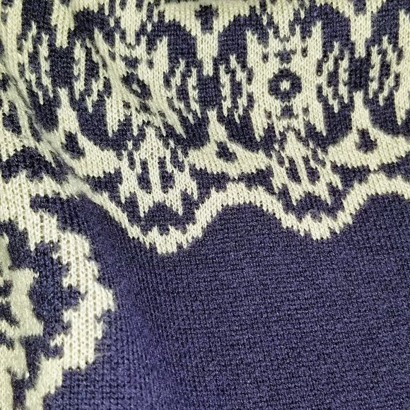 Nine West L Knit Dress Lightweight Purple Beige - Picture 16 of 16